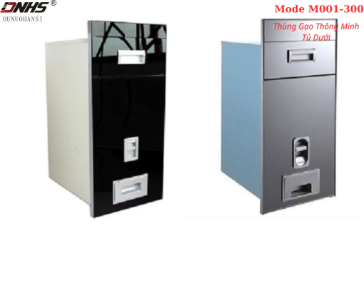 Thùng gạo nút nhấn mặt gương model M001 1 thung gao mat guong 510x408 2